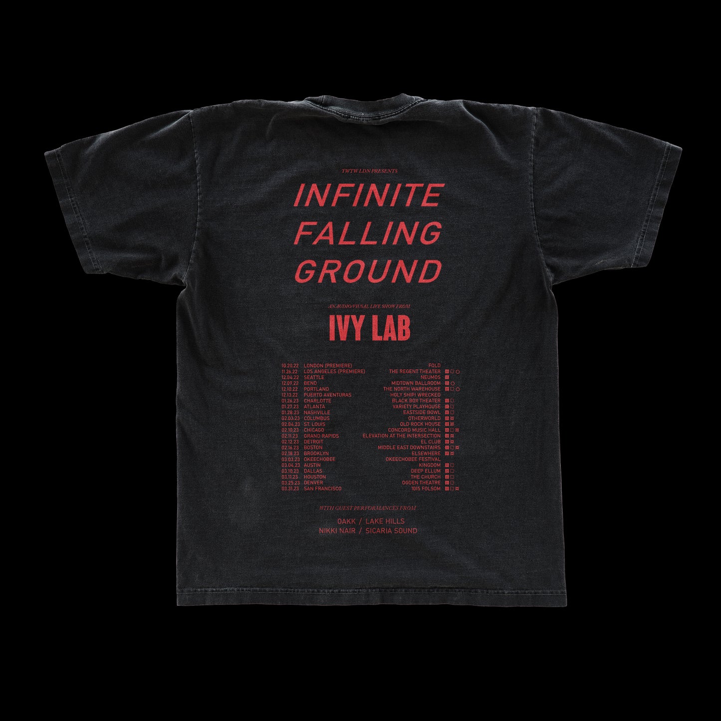 Infinite Falling Ground 'Tour Shirt'